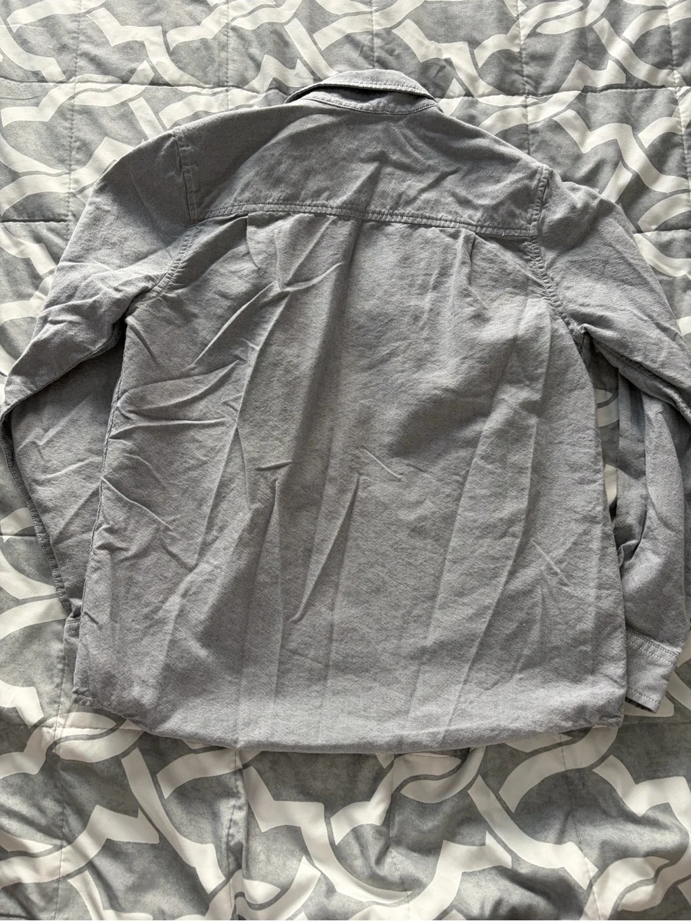 The Children's Place Gray Button-Up Oxford Shirt